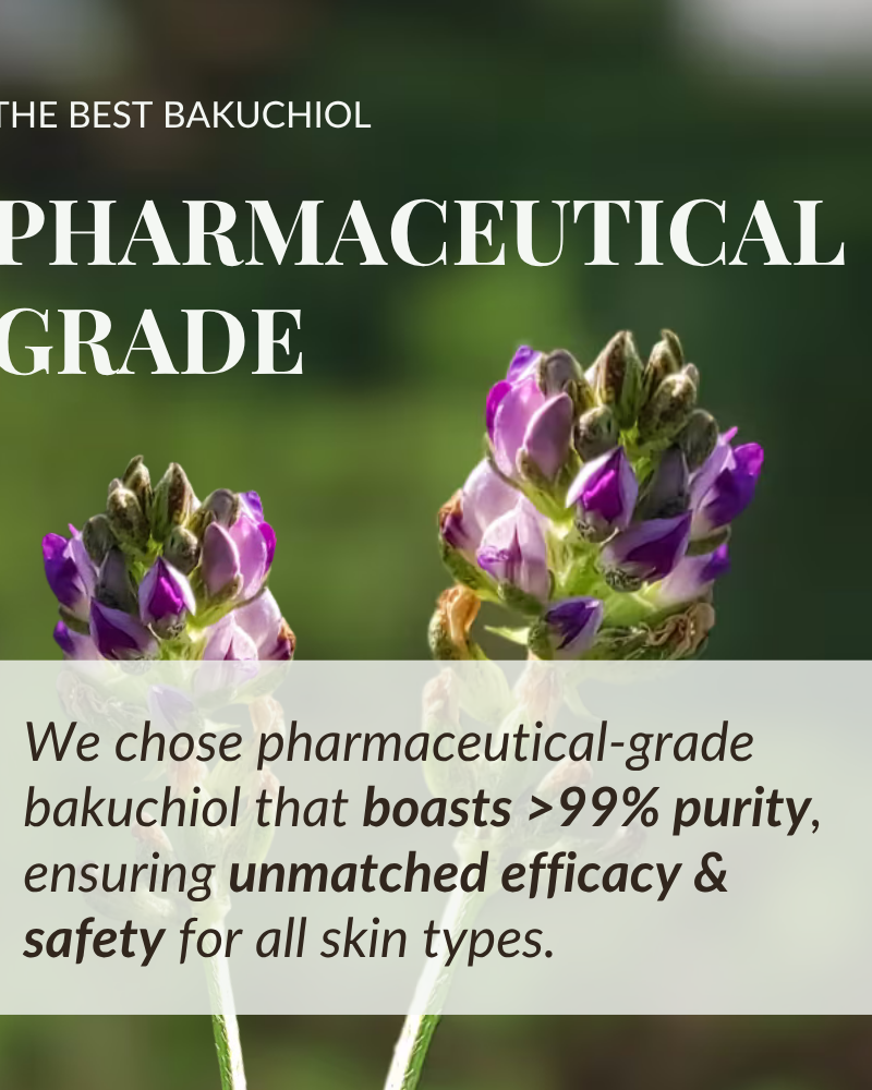 Close-up of two blooming purple and white flowers with text promoting IREN Shizen TIMELESS ELIXIR Multi-Lift Eye and Lip Cream—over 99% pure, effective at reducing dark circles, and the perfect anti-aging solution for all skin types.